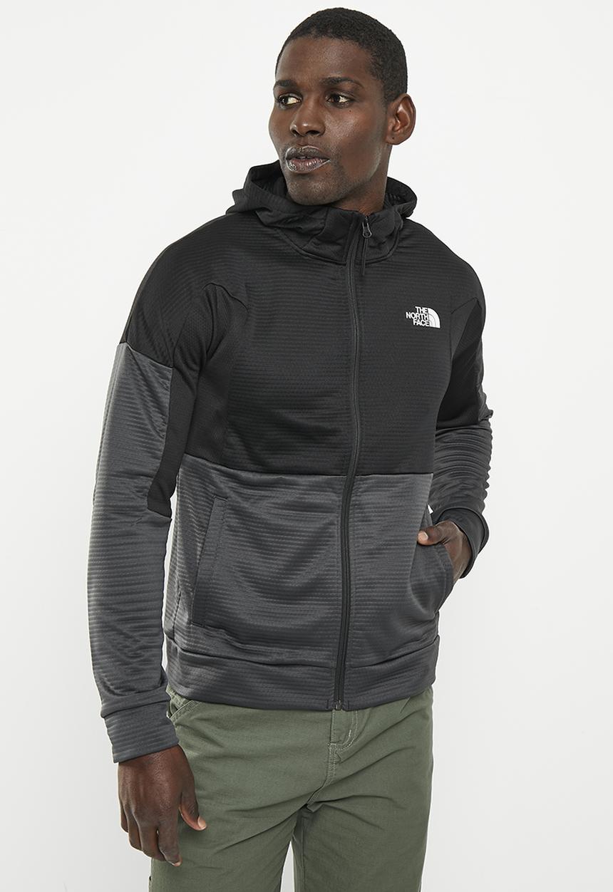 The North Face - M ma full zip fleece - E1 asphalt grey - Ttnf black 