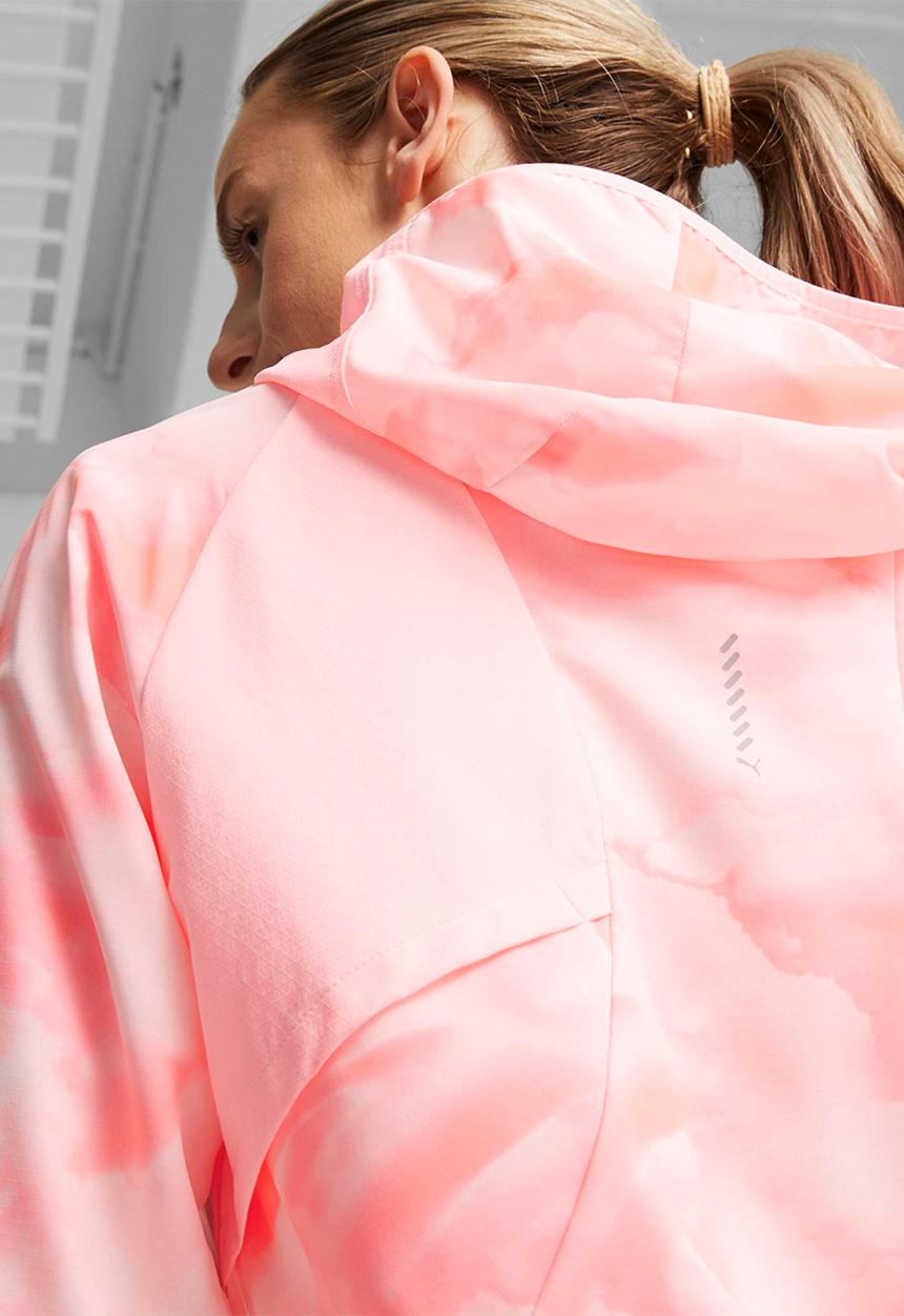 PUMA - Run ultraweave hooded jacket w - koral ice