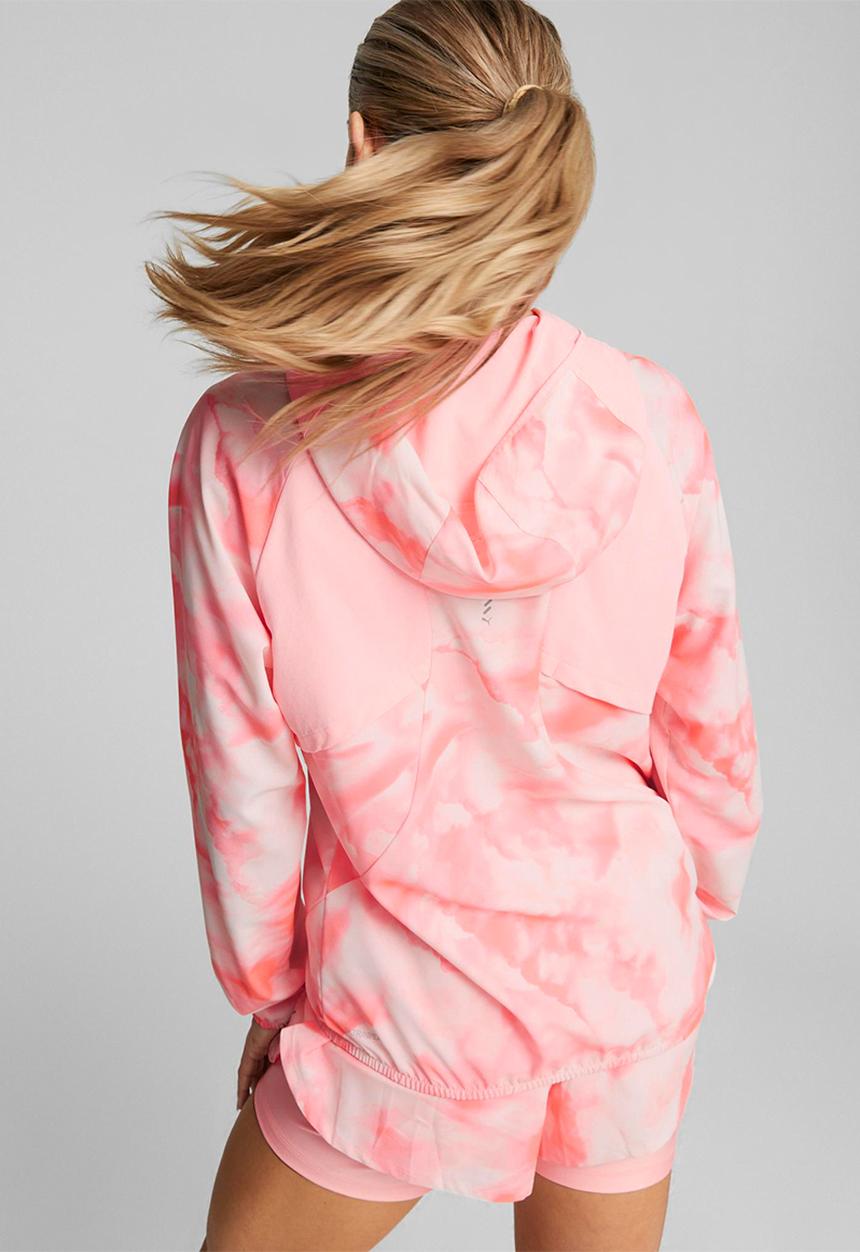 PUMA - Run ultraweave hooded jacket w - koral ice