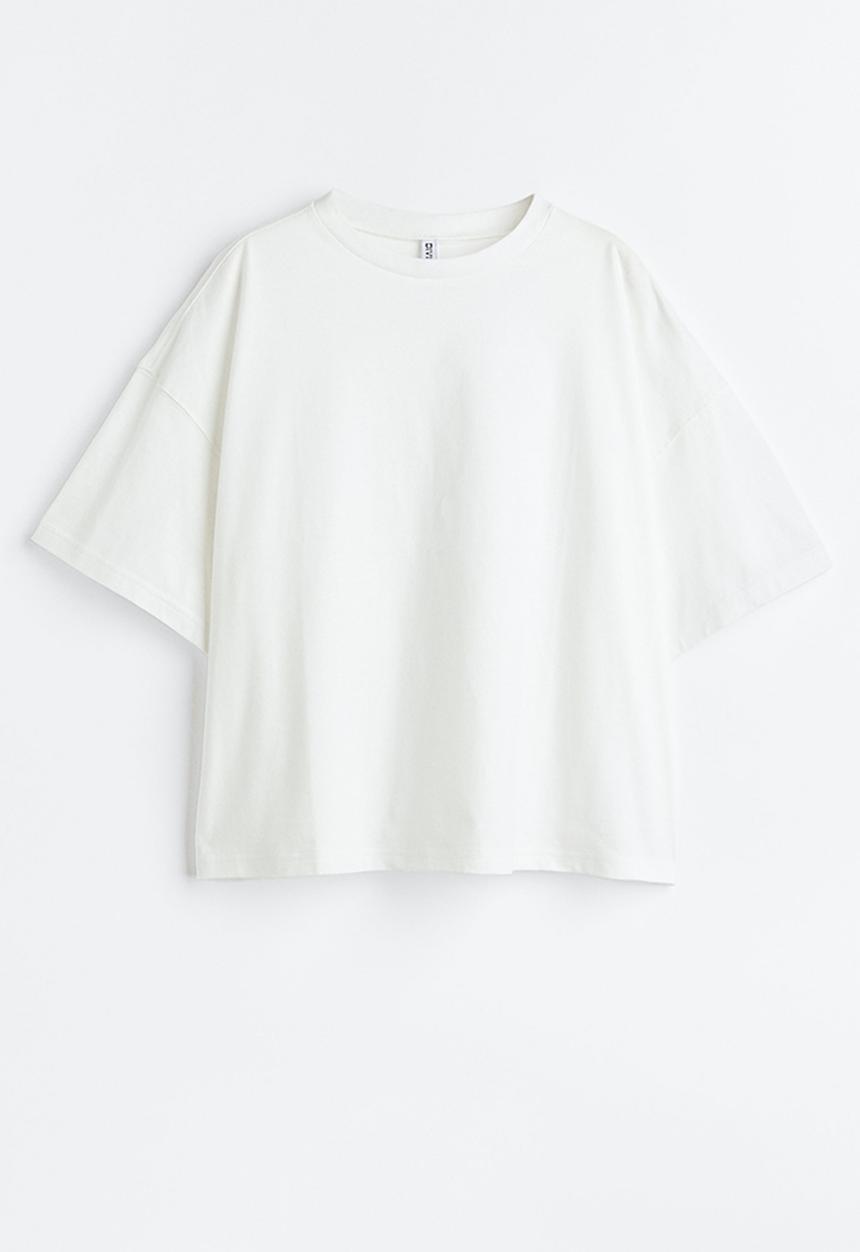 H&M - Oversized T-shirt - white