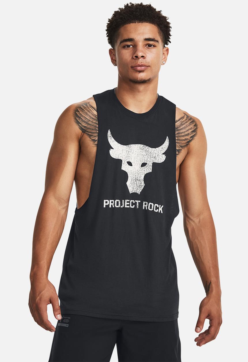 Under Armour - UA Project Rock  brahma bull tank - black