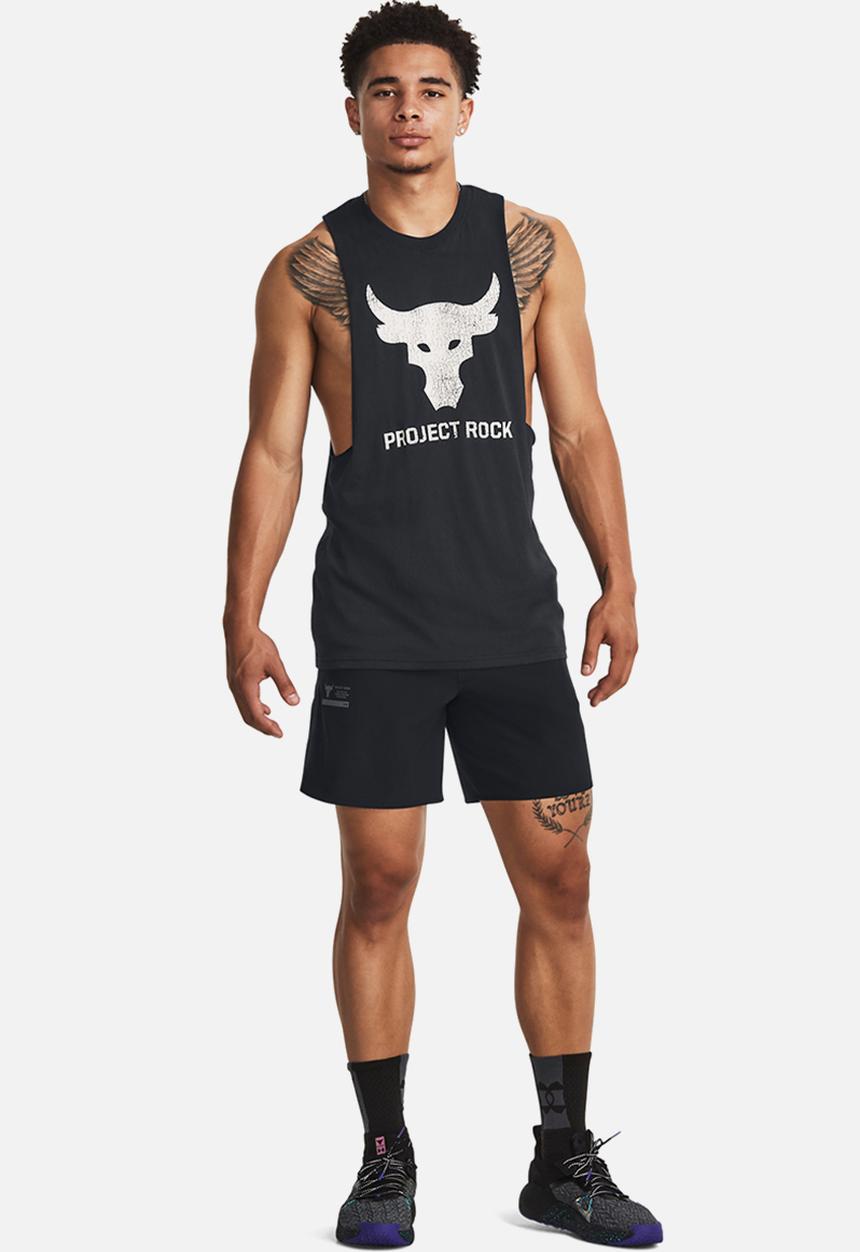 Under Armour - UA Project Rock  brahma bull tank - black
