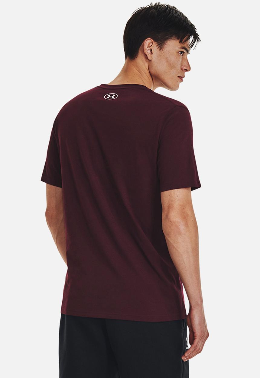 Under Armour - UA Sportstyle logo short sleeve - burgundy
