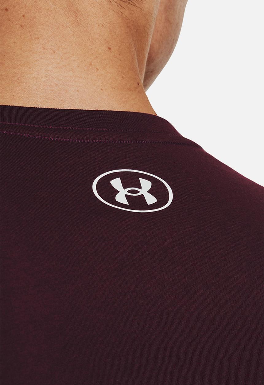 Under Armour - UA Sportstyle logo short sleeve - burgundy
