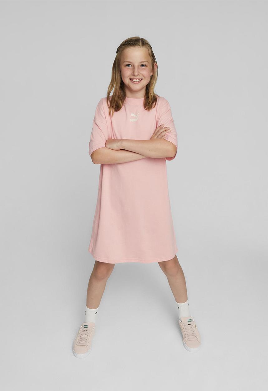 PUMA - Classics tee dress g - peach smoothie