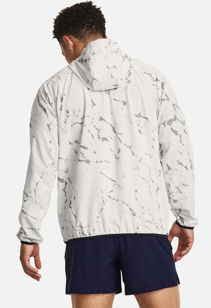Under Armour - UA Project Rock PT unstoppable jacket - white clay & black