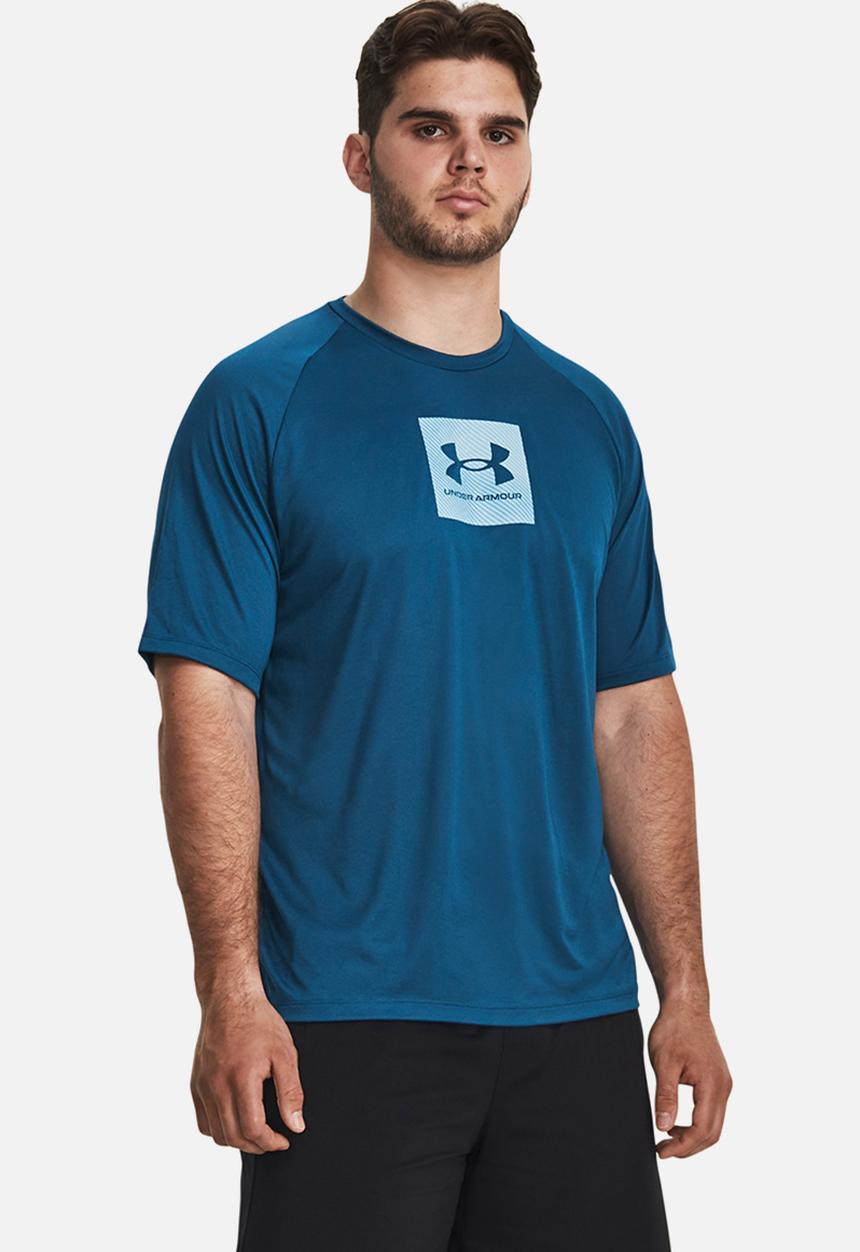 Under Armour - Ua tech prt fill short sleeve - varsity blue & white 