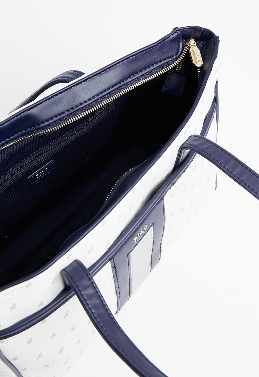 POLO - Tote bag - navy & white