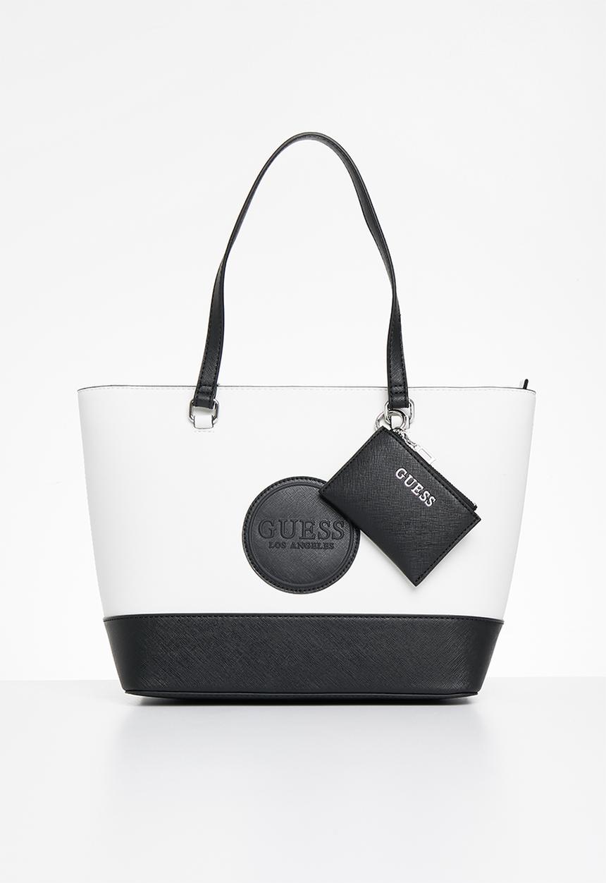 GUESS - Rothenberg carryall - white/black 