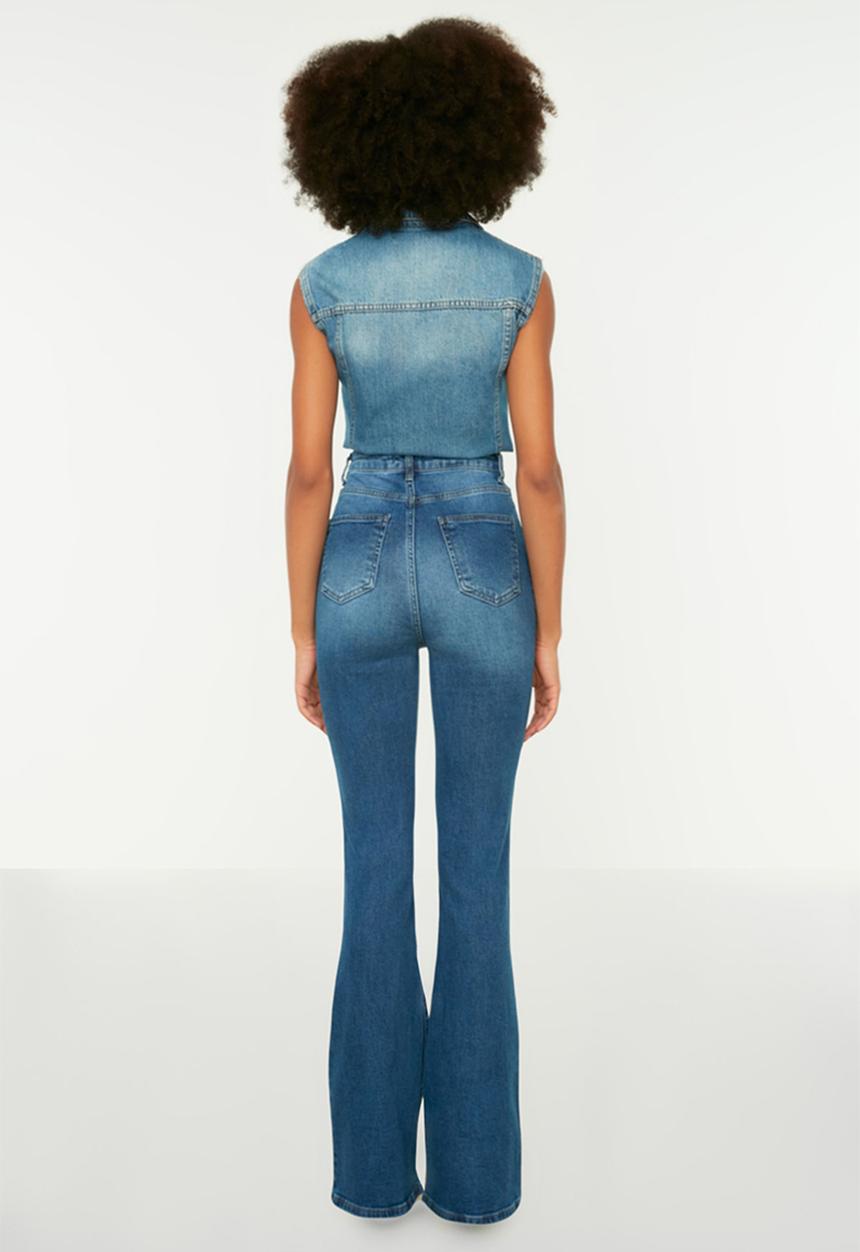 Trendyol - Bootcut jeans - blue