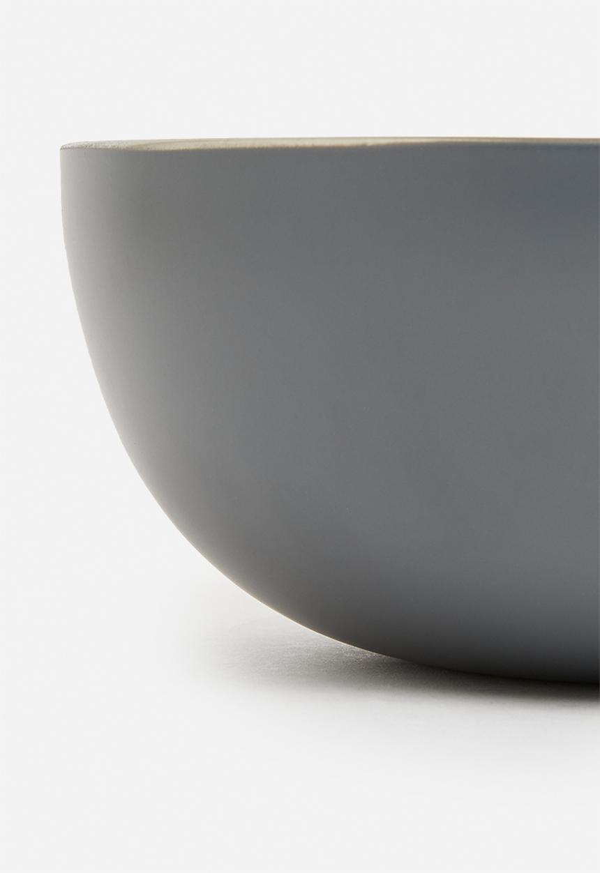 Excellent Houseware - Stainless steel bowl - charcoal
