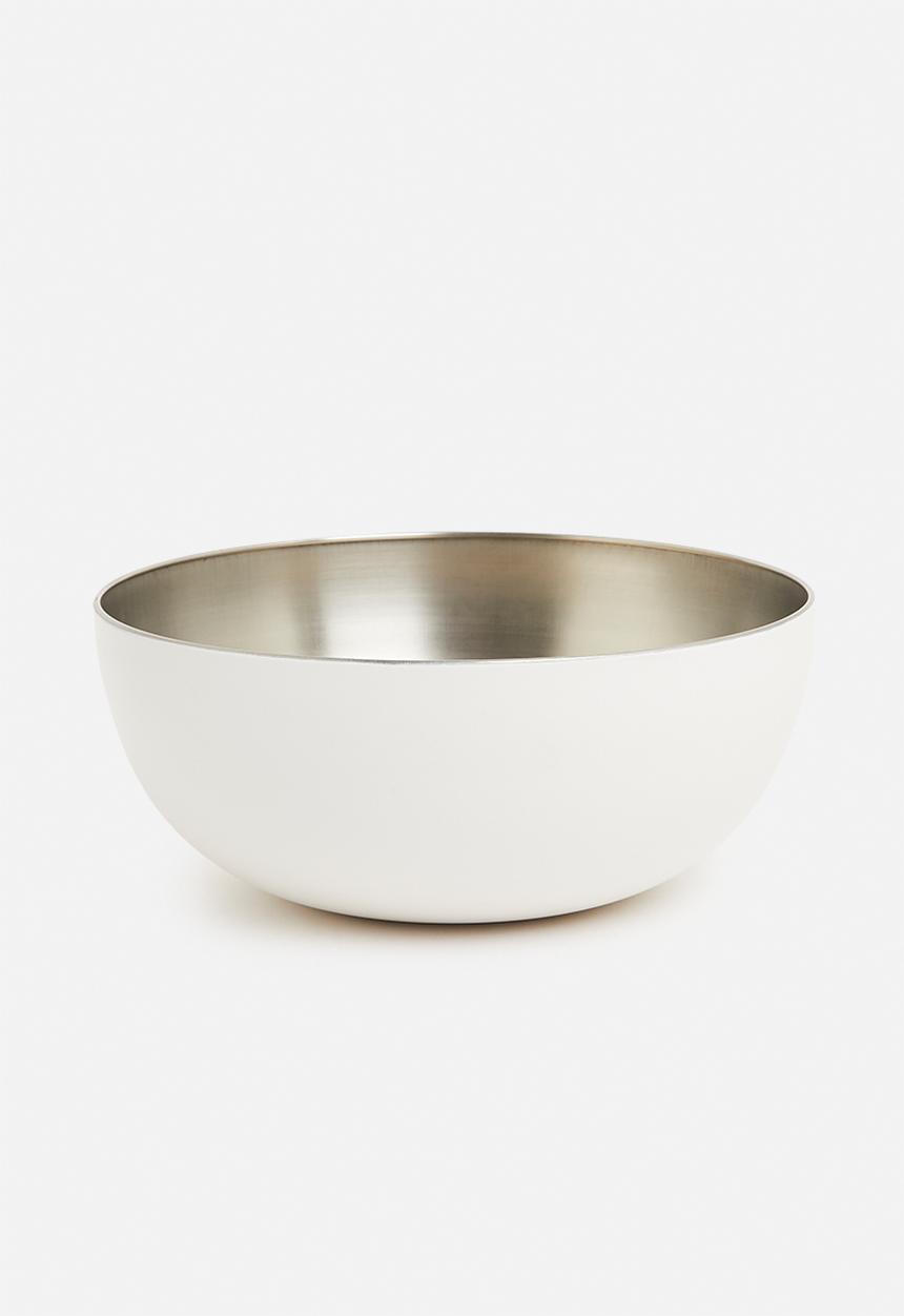 Excellent Houseware - Stainless steel bowl - cream
