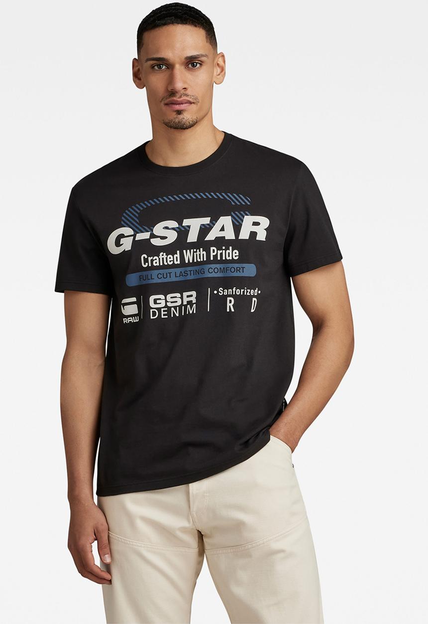 G-STAR - Old skool originals r t compact jersey o - dark black
