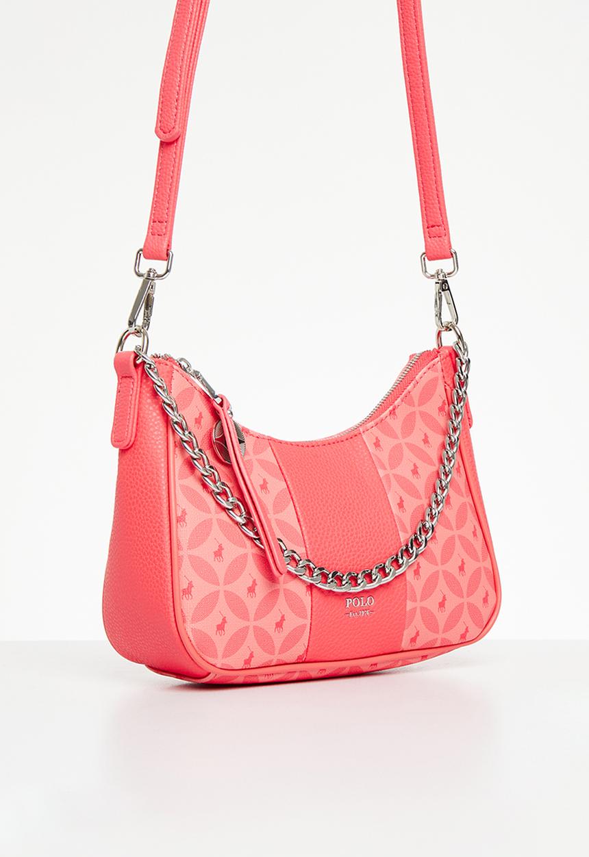 POLO - Small shoulder bag - coral