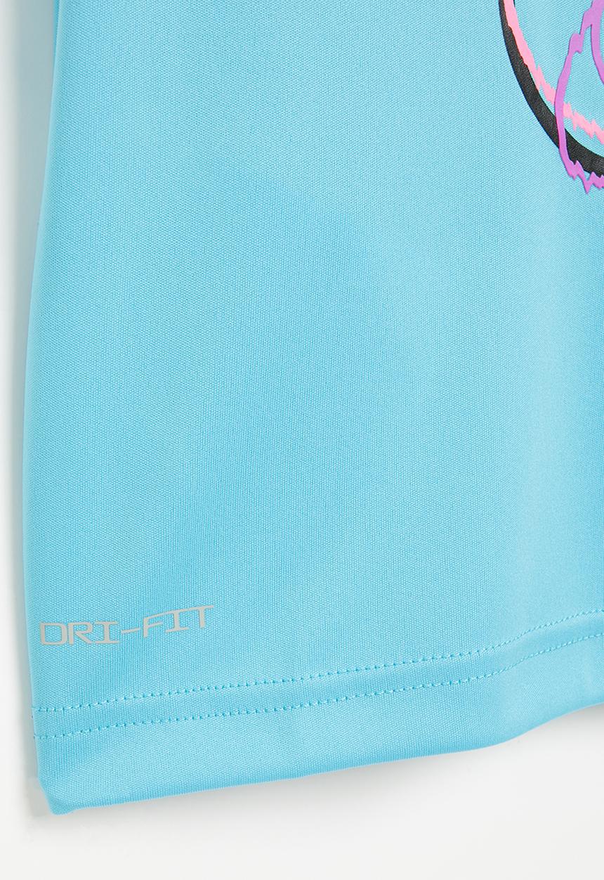 Nike - Nkb swoosh distortion tee - baltic blue