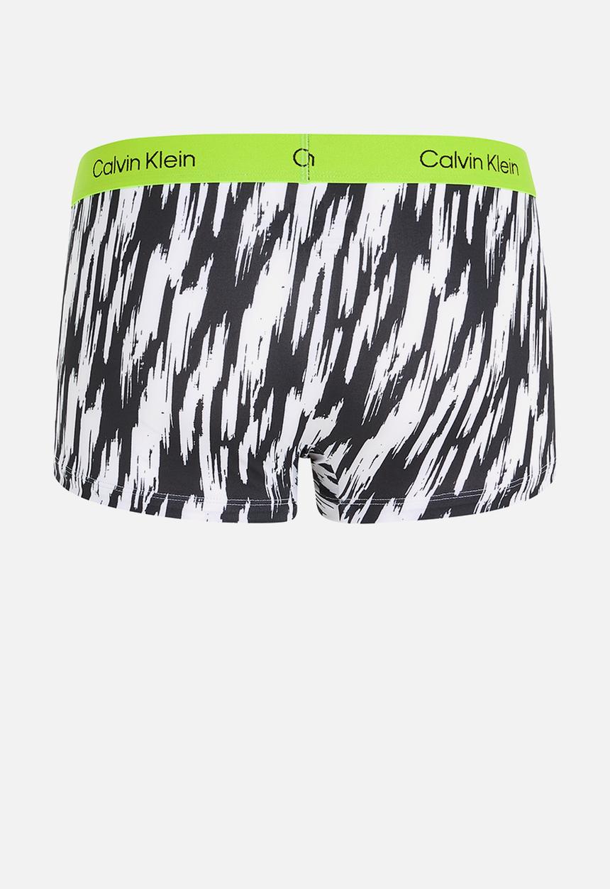 Calvin Klein - Low rise trunk - tiger stripe print & black