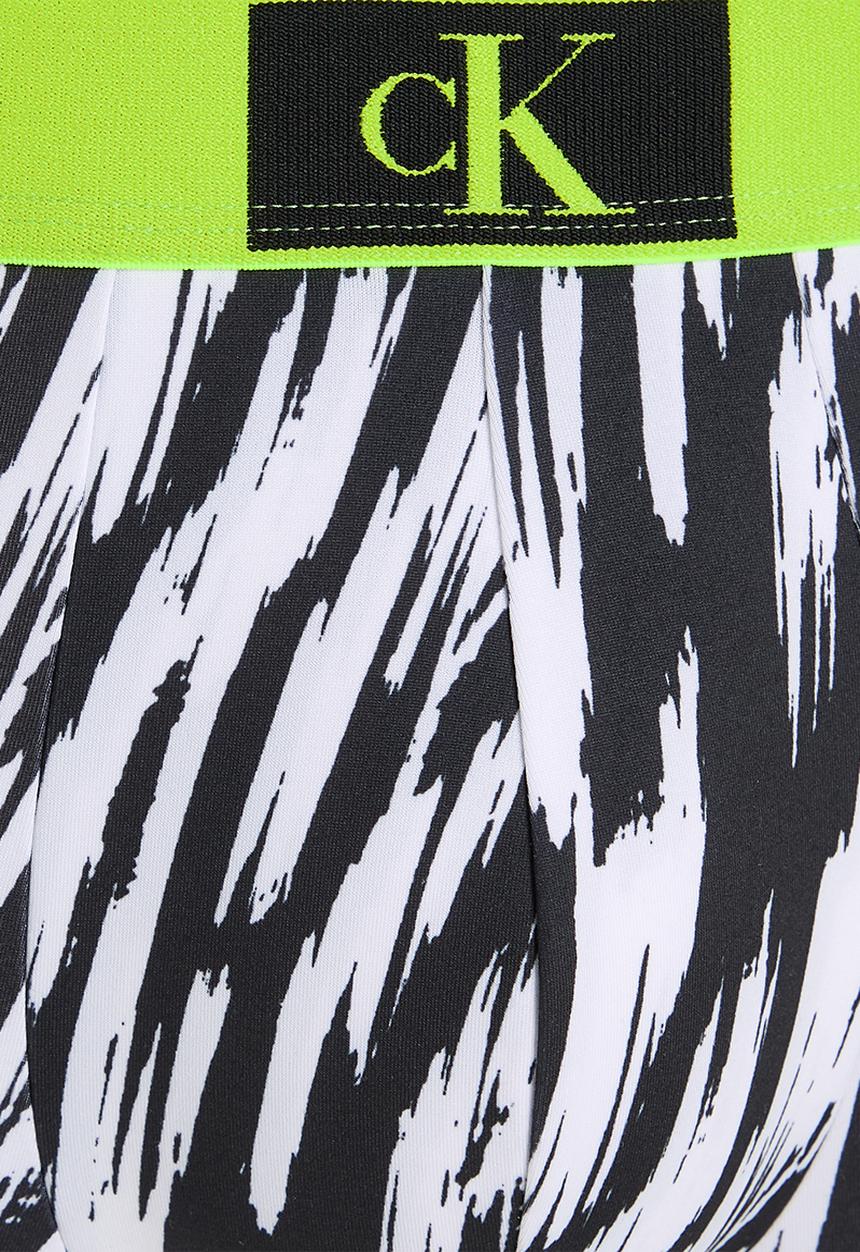 Calvin Klein - Low rise trunk - tiger stripe print & black
