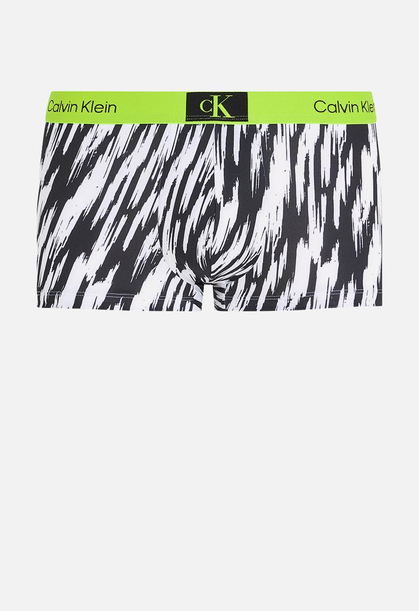 Calvin Klein - Low rise trunk - tiger stripe print & black
