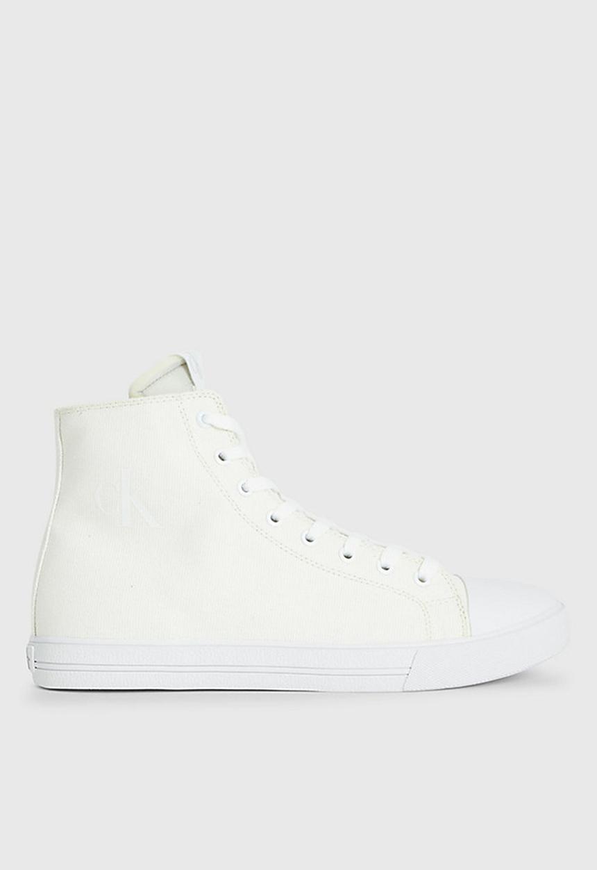 Calvin Klein - Vulc mid cut vint tongue - white