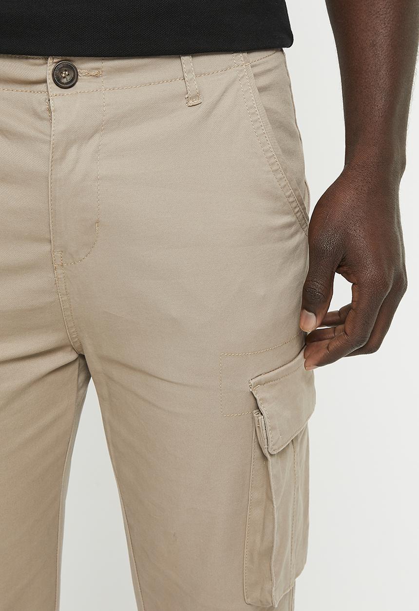 Pierre Cardin - Cargo long pants - neutral