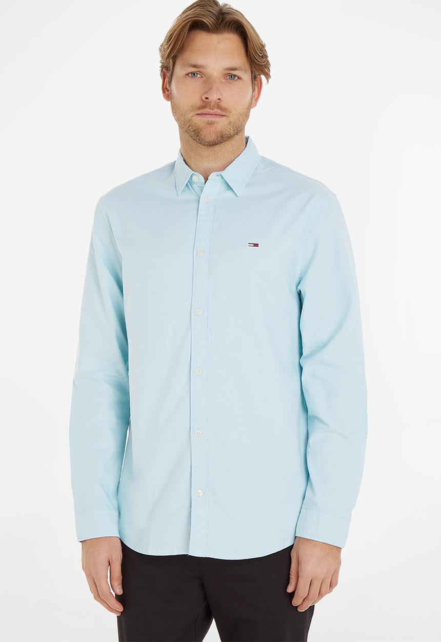 Tommy Hilfiger - Tjm classic oxford shirt - teal