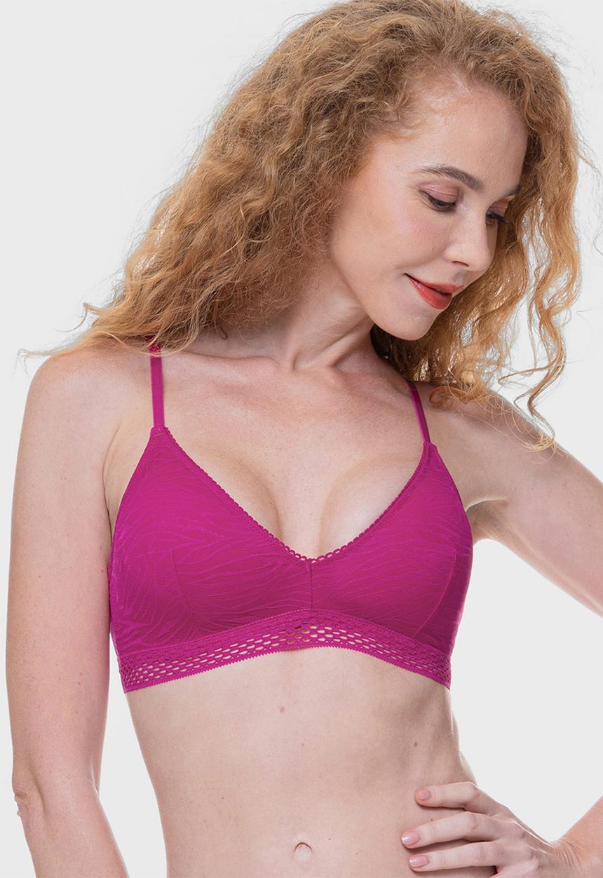 DORINA - Koa 2pack light padded bralette - pink/black
