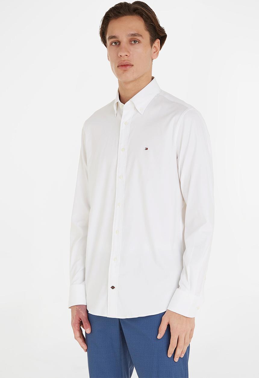Tommy Hilfiger - Classic flex oxford rf shirt - white