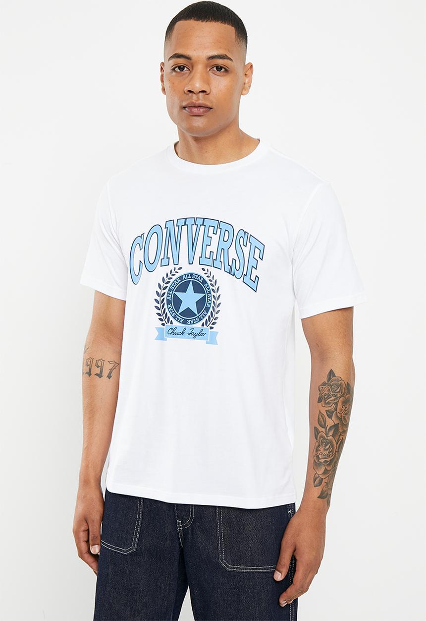 Converse - Retro collegiate graphic T-shirt - white
