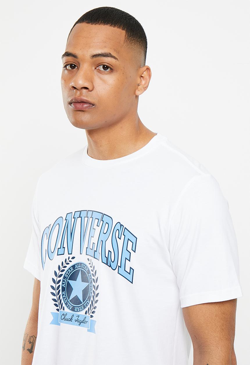 Converse - Retro collegiate graphic T-shirt - white