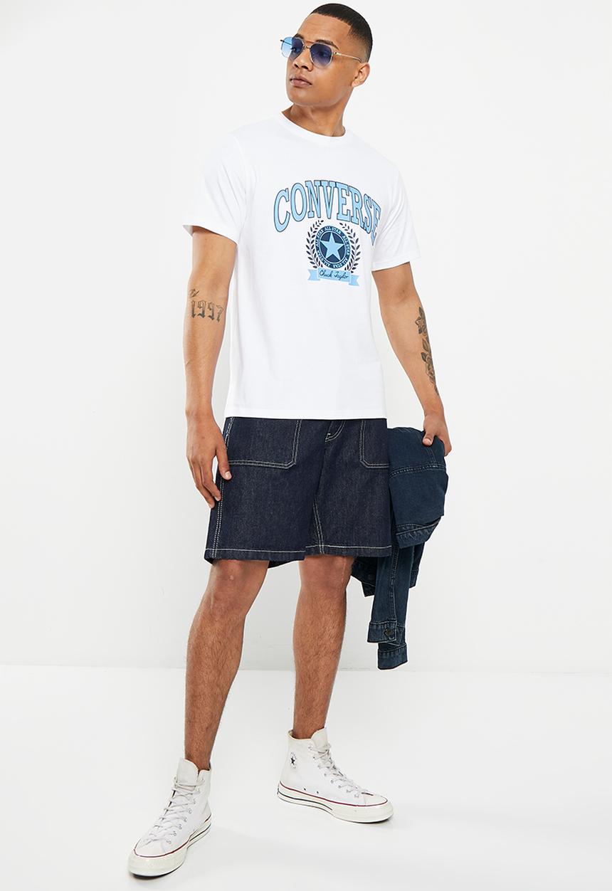 Converse - Retro collegiate graphic T-shirt - white