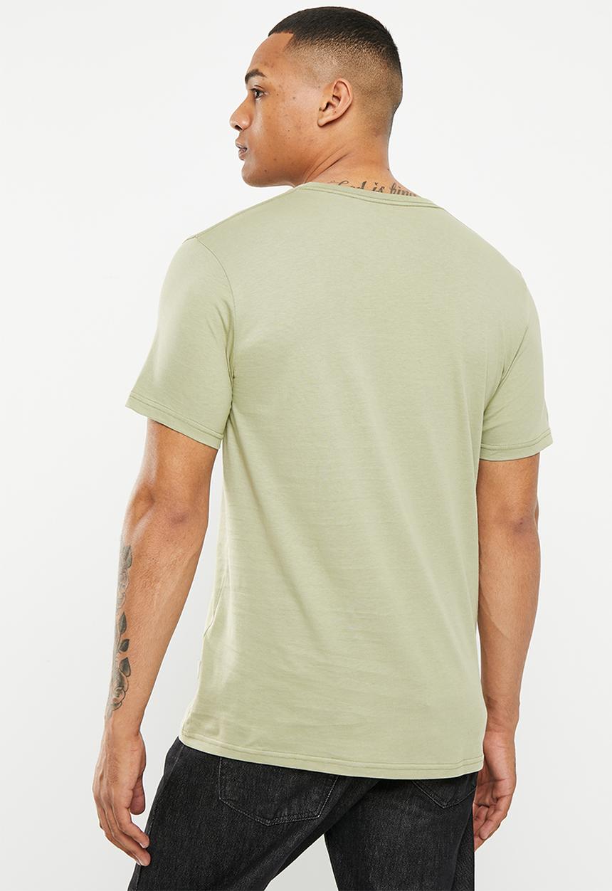 Wrangler - Small kabel tee - wheat