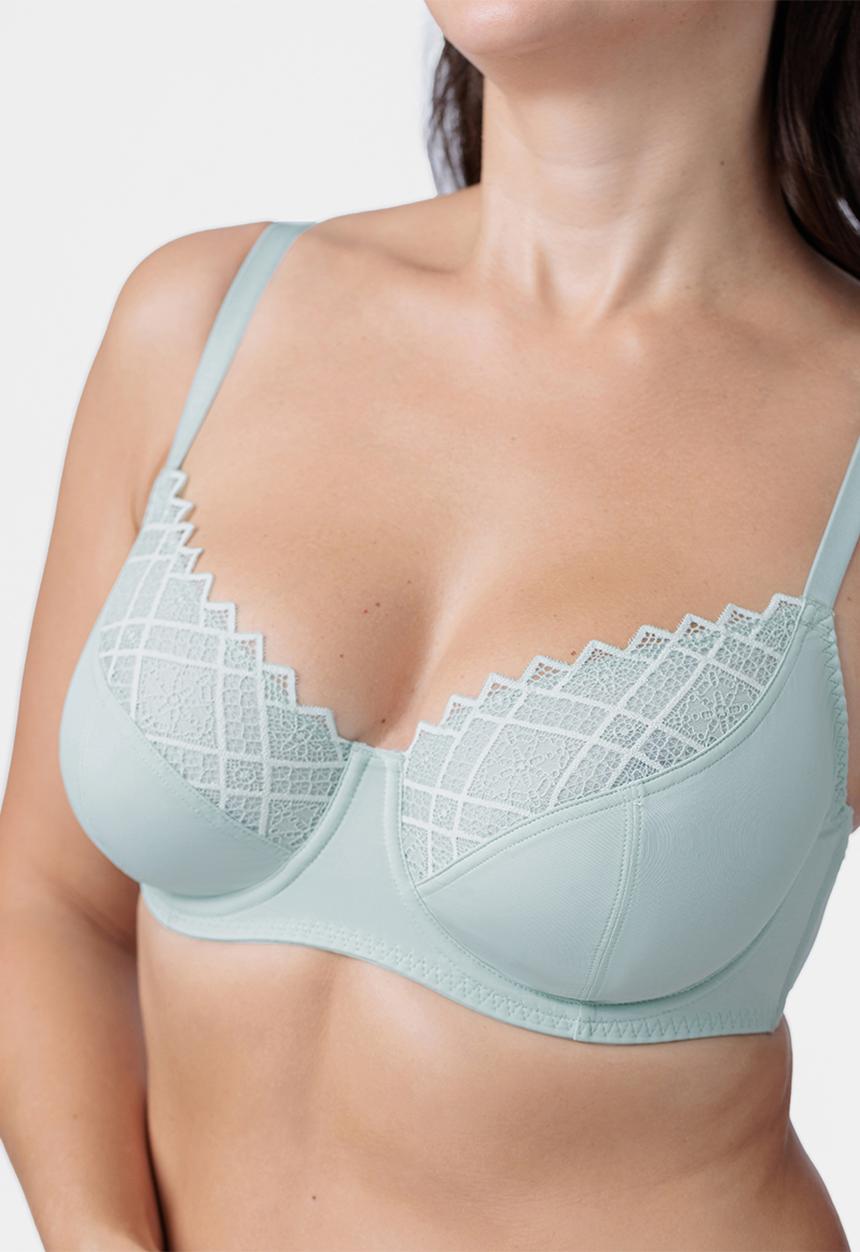DORINA - Plus Kelsea 2pack non padded wired  bra - grey/blue