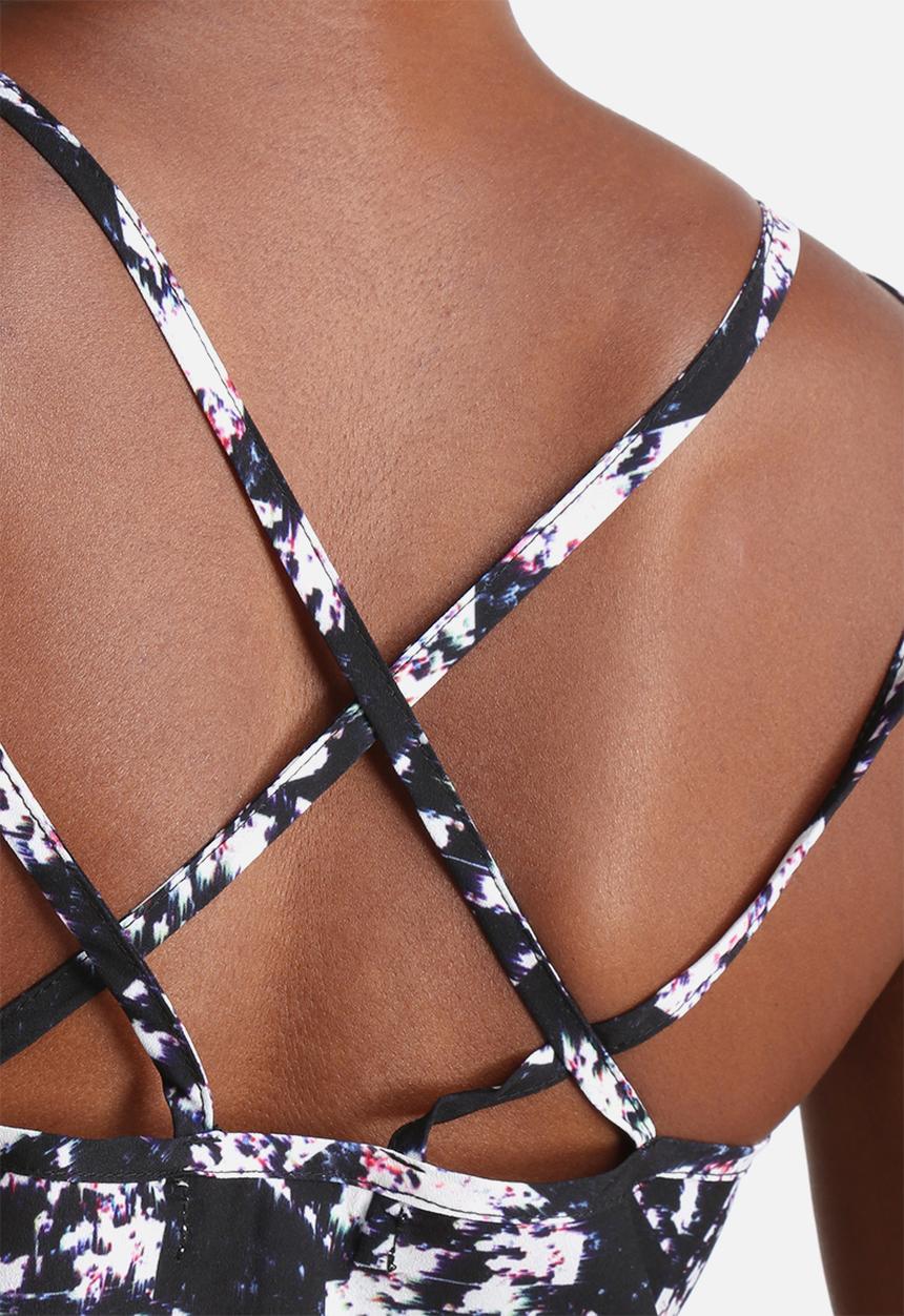 Neon Rose - Geo Rainbow Print Cami