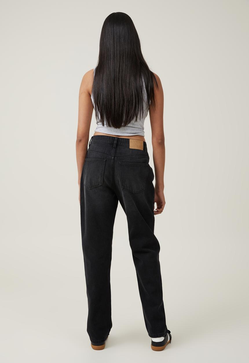 Cotton On - Long straight jean - black pepper