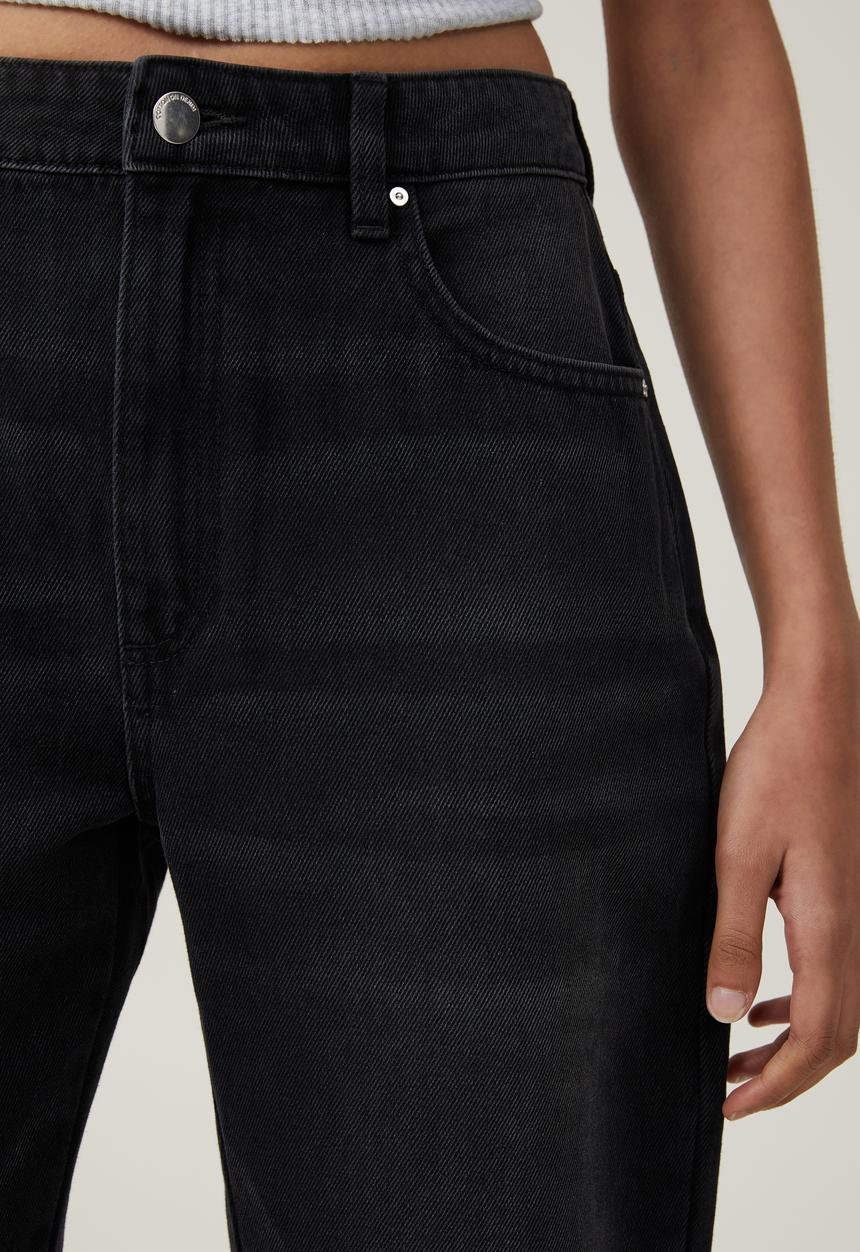 Cotton On - Long straight jean - black pepper