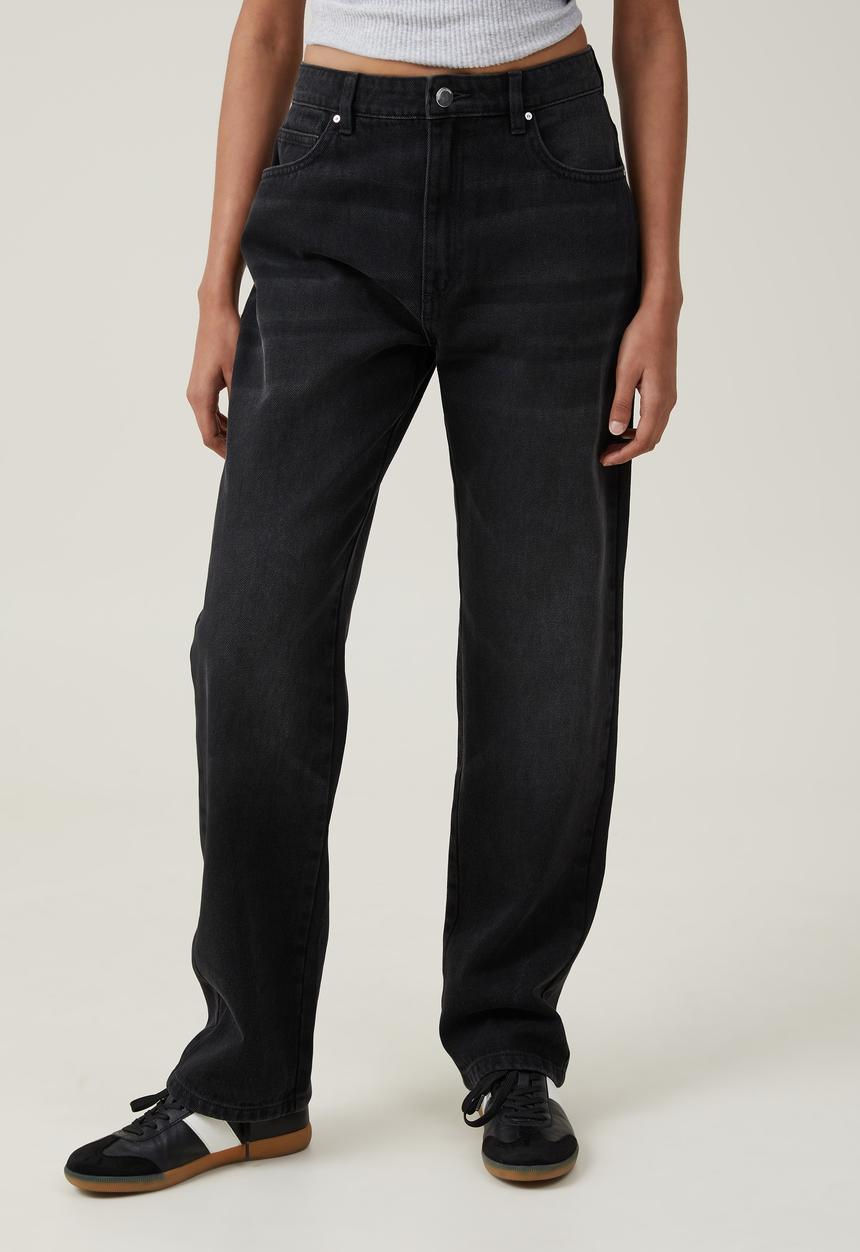 Cotton On - Long straight jean - black pepper