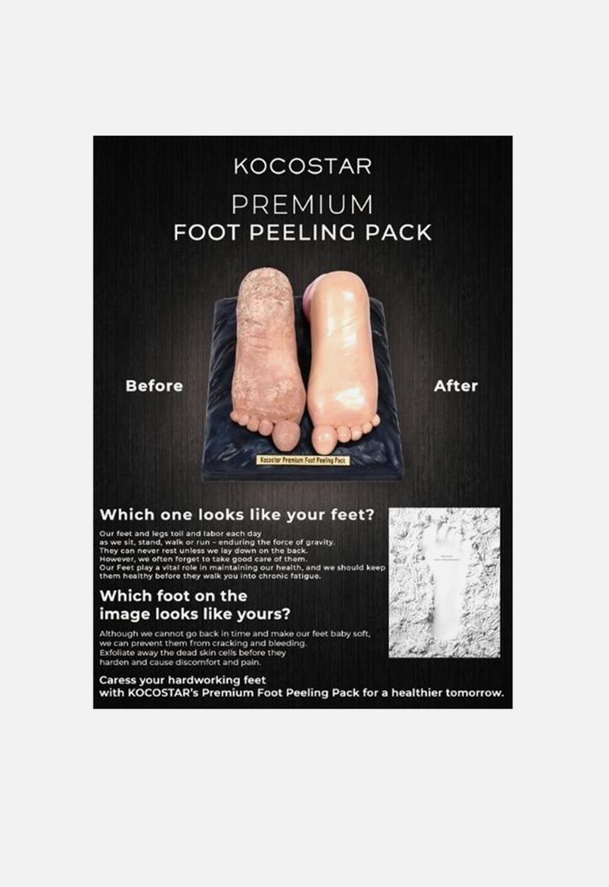 KOCOSTAR - Premium Foot Peeling Pack (Medium)