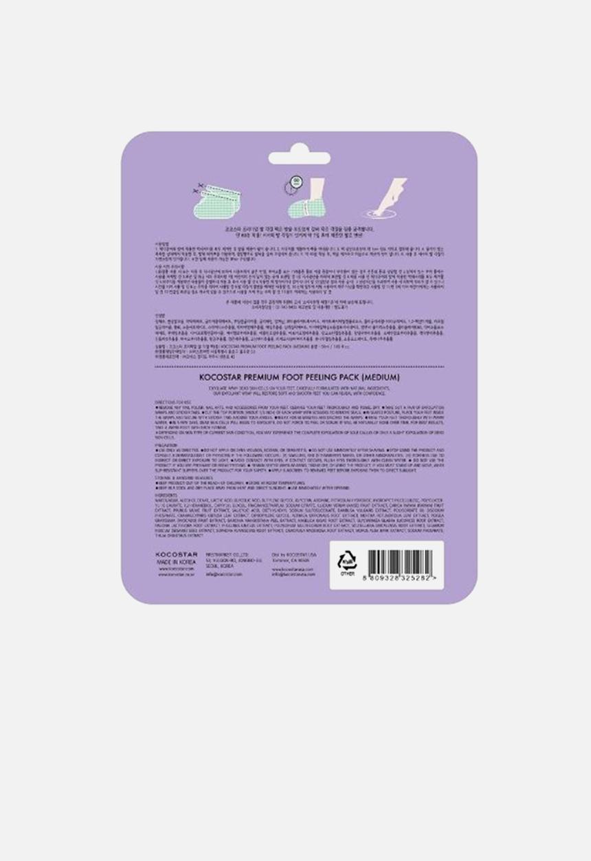 KOCOSTAR - Premium Foot Peeling Pack (Medium)
