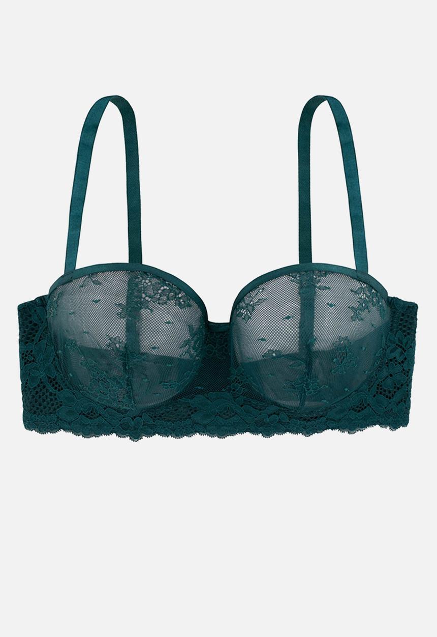 DORINA - Leal non padded wired bra - green