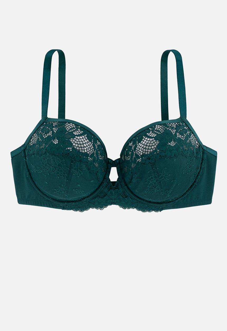 DORINA - Plus Leal non padded wired bra - green