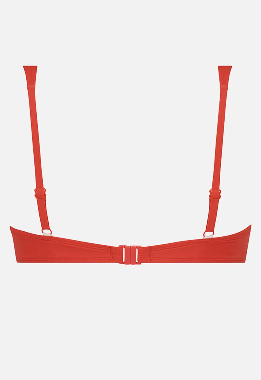 Hunkemoller - Sardinia bikini top - cherry red
