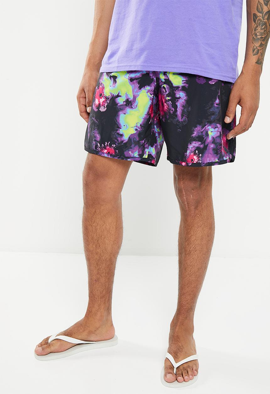 Oakley - Floral splash 19" boardshort - acid flower print