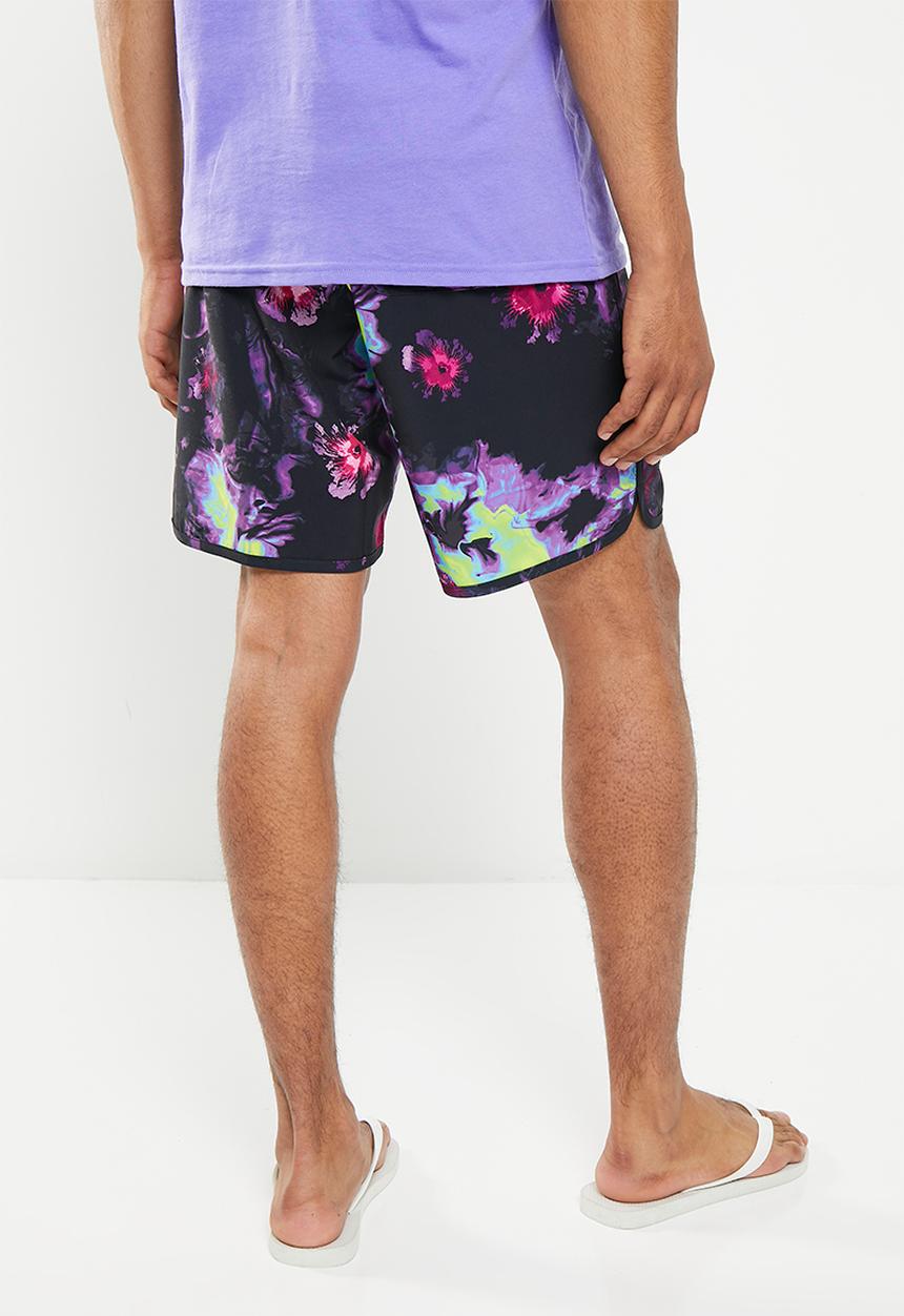 Oakley - Floral splash 19" boardshort - acid flower print
