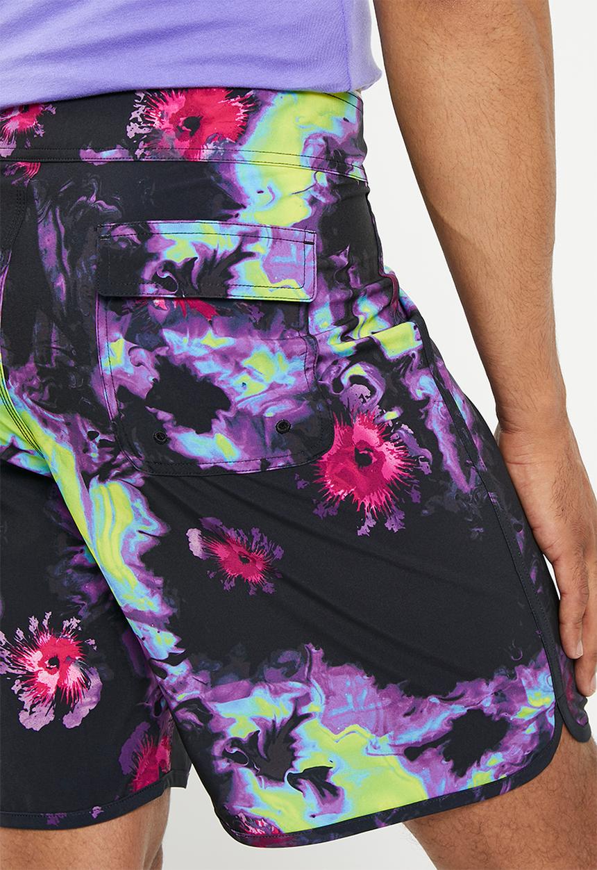 Oakley - Floral splash 19" boardshort - acid flower print