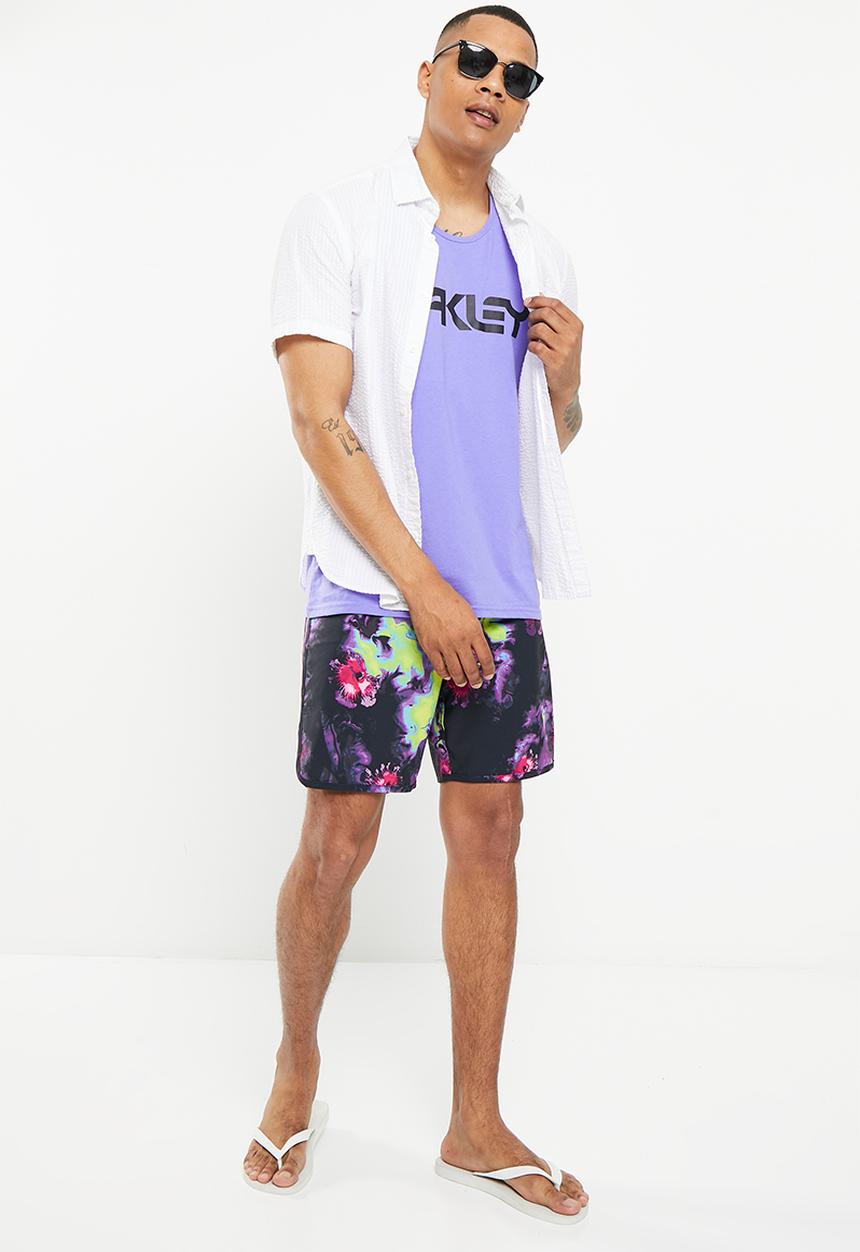 Oakley - Floral splash 19" boardshort - acid flower print
