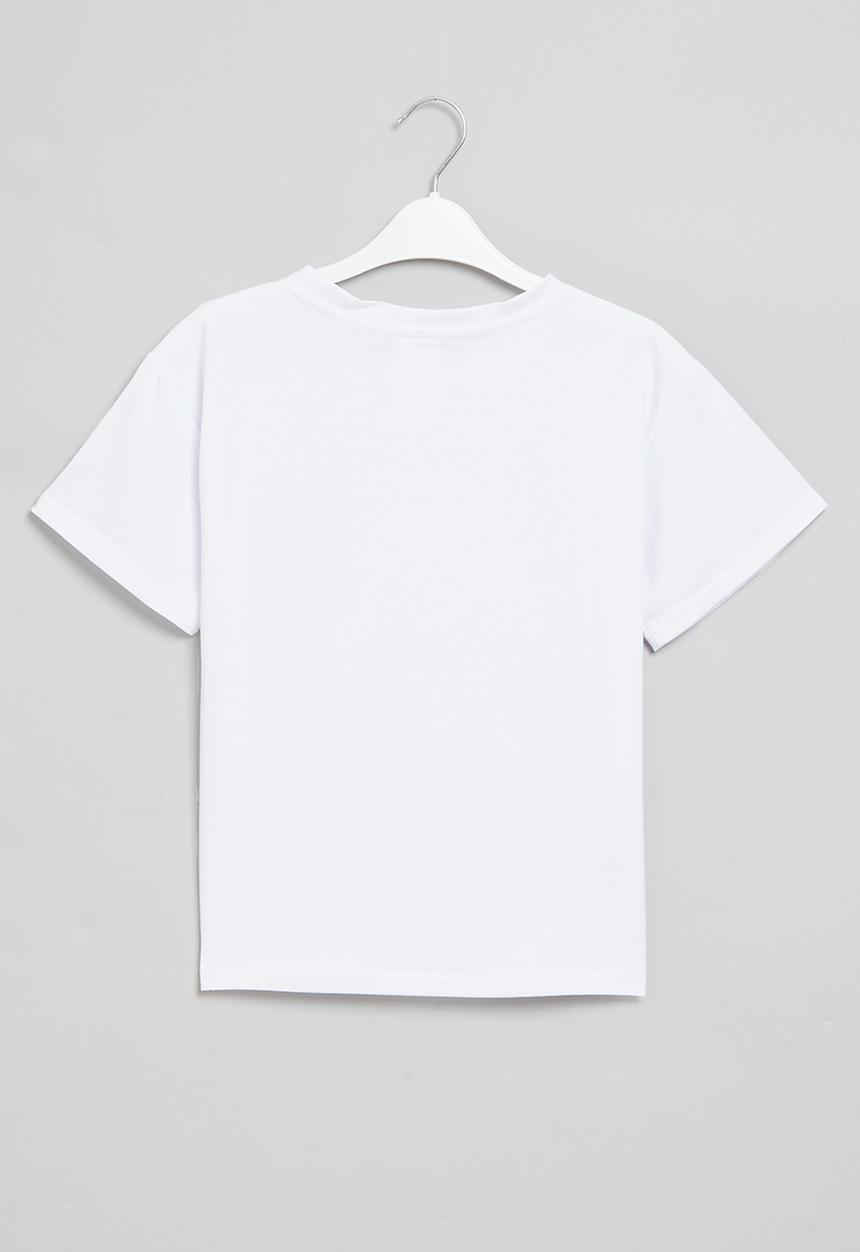 Pop Candy - Girls short sleeve tee - white