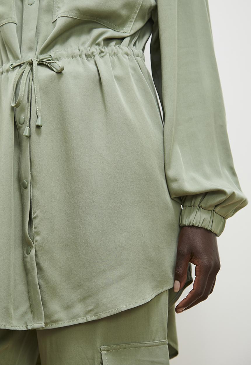 edit - Soft utility jacket - sage
