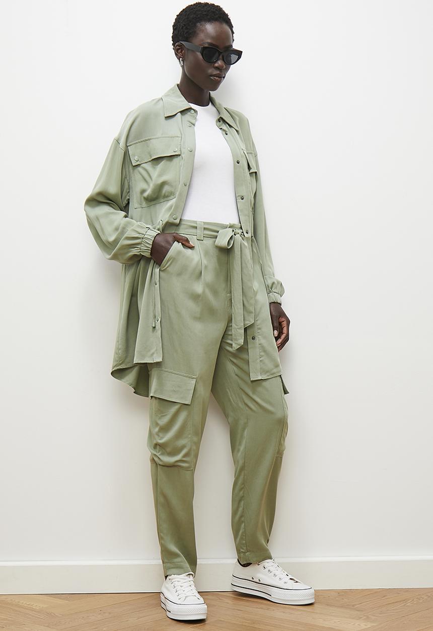 edit - Soft utility jacket - sage