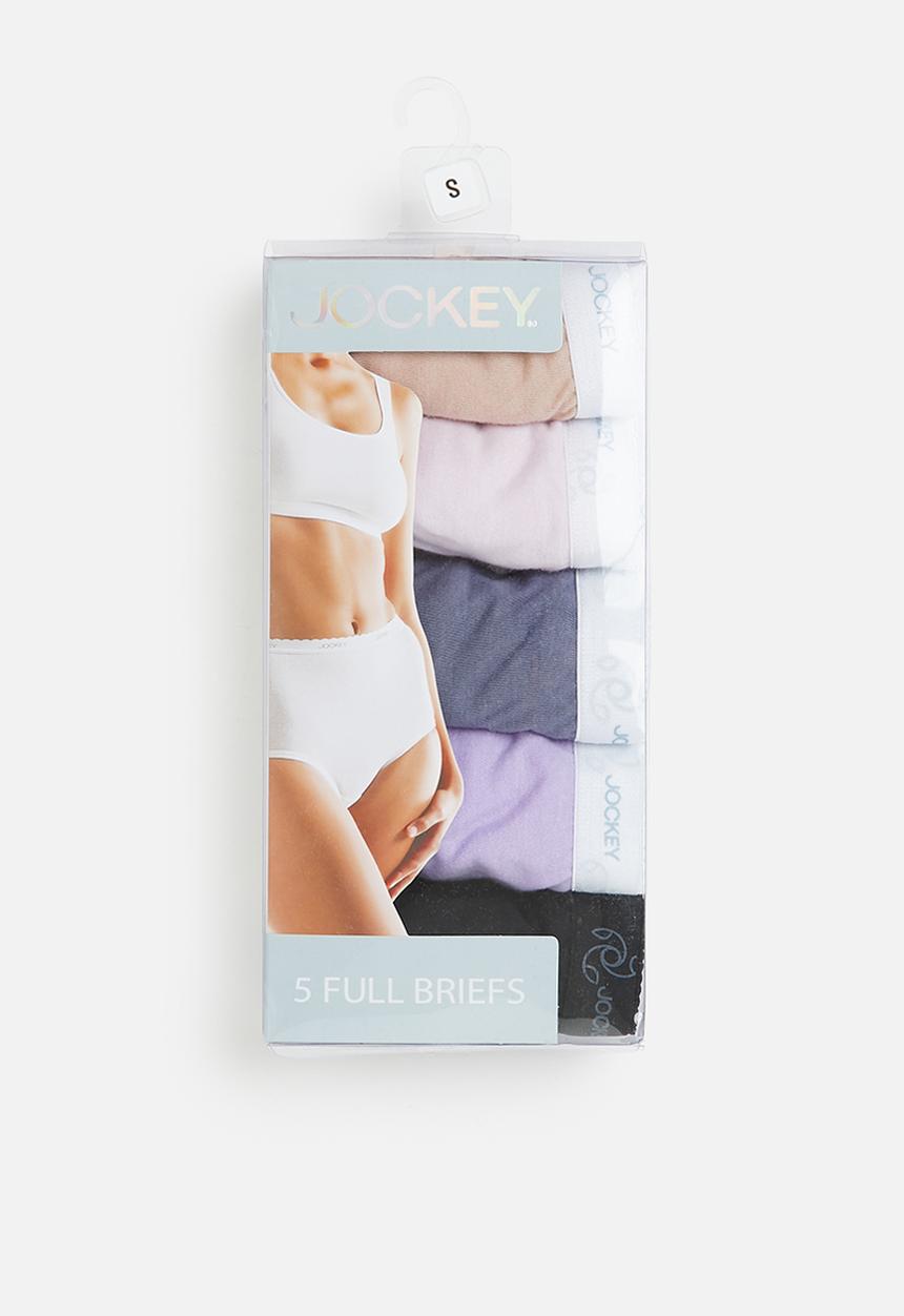 Jockey - 5 pack plain full brief - multi