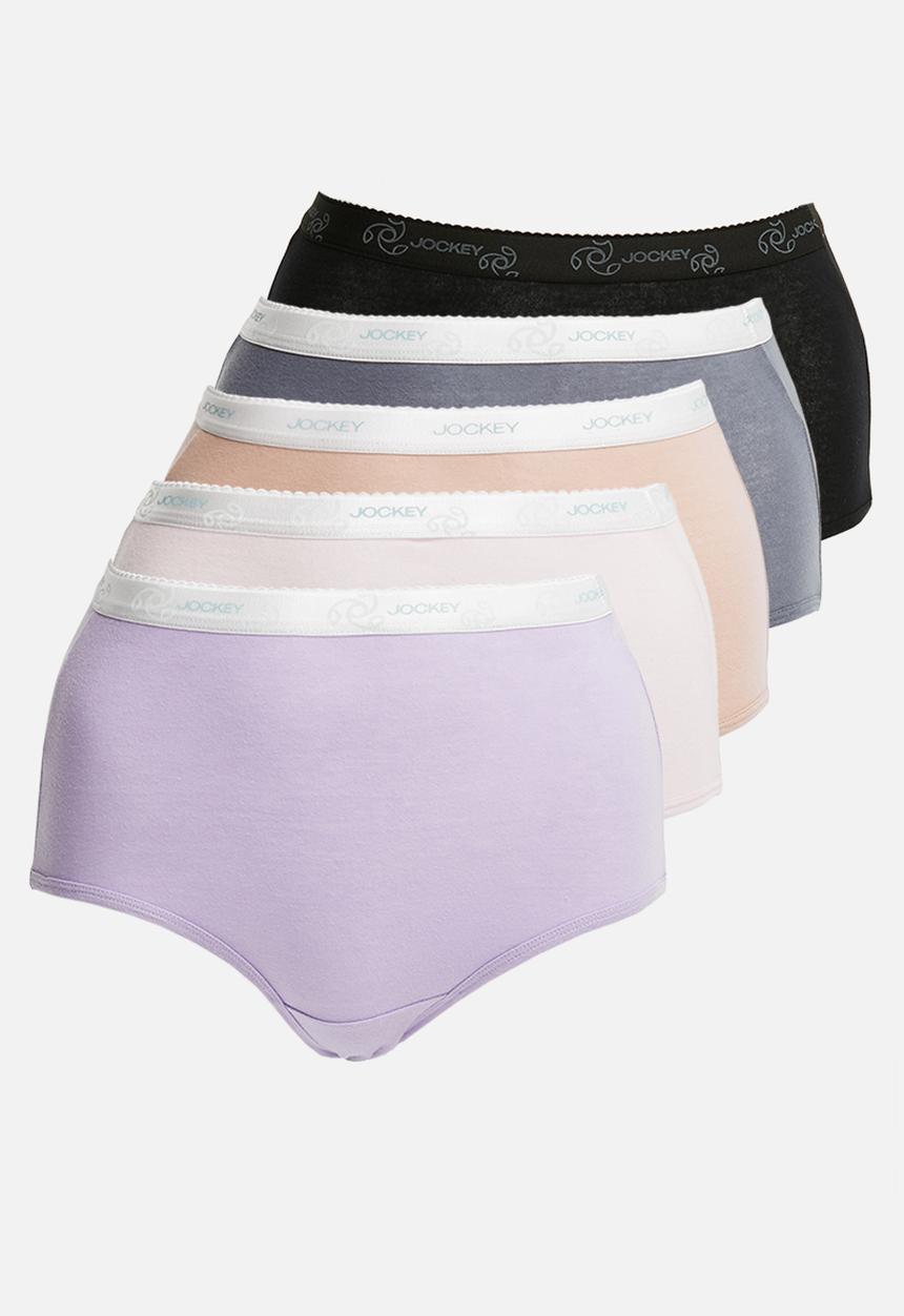 Jockey - 5 pack plain full brief - multi